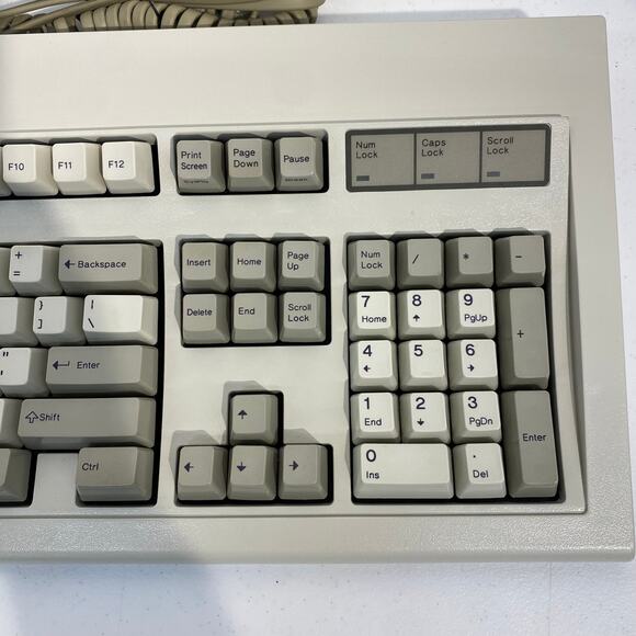 *Pre-Owned* VINTAGE PS/2 WIRED 1993 IBM KEYBOARD #52G9658 - Picture 3 of 5